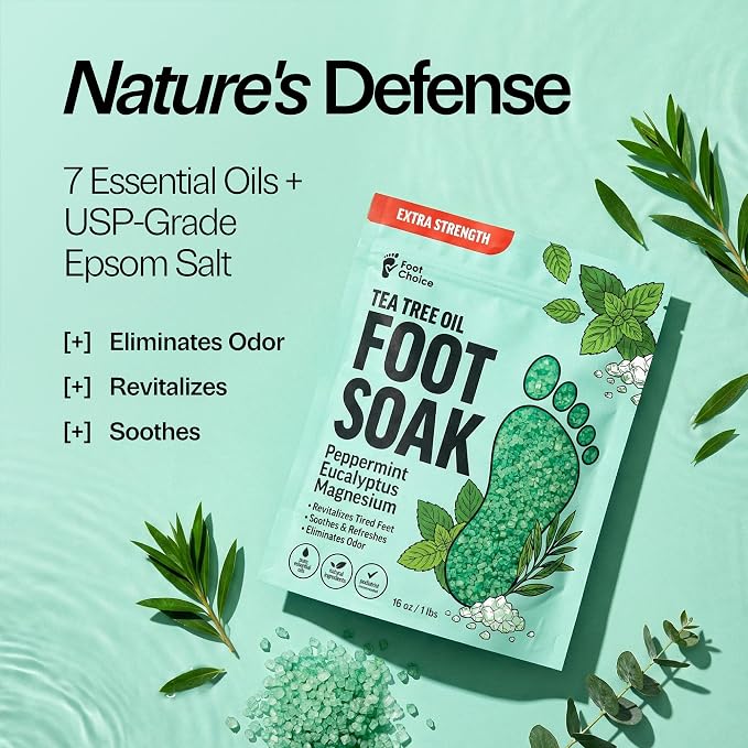 Tea Tree Oil Foot Soak with Epsom Salt - Image 5