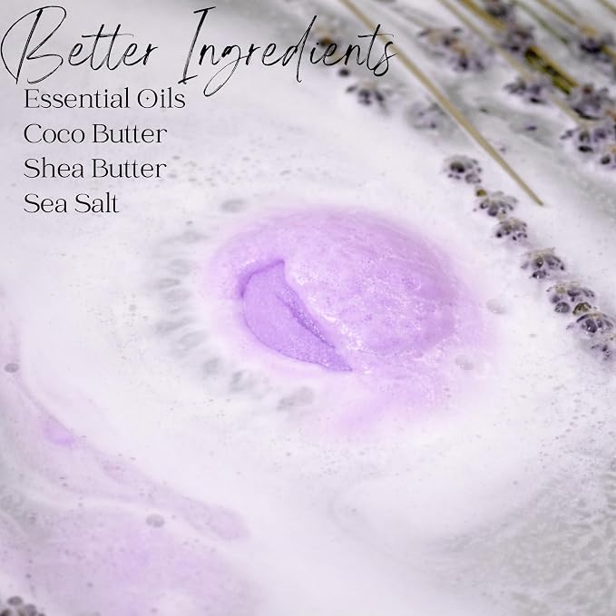 EvolutionUSA Lavender Dreams Bath Bombs - Image 4