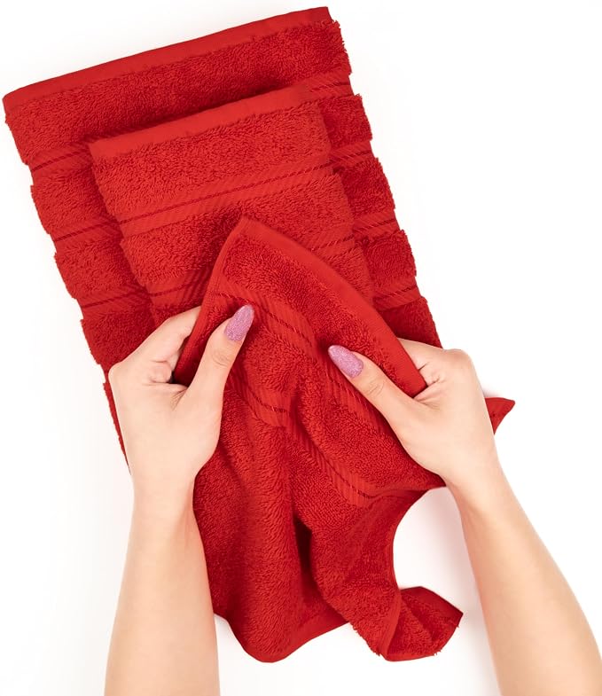 American Soft Linen Luxury 6 Piece Towel Set, 2 Bath Towels 2 Hand Towel 2 - Image 6
