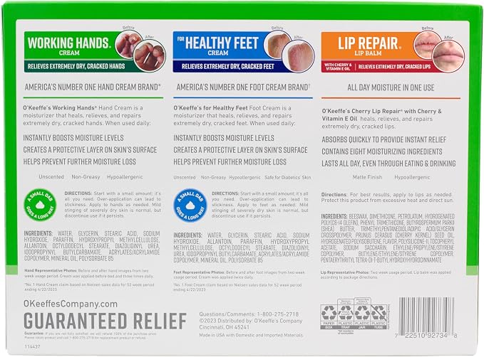 O'Keeffe's Giftbox Including Lip Repair - Image 8