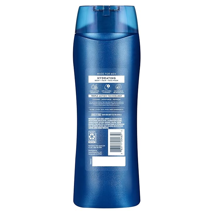 Suave Men Hydrating 3-in-1 Body + Hair + Face Wash - Image 6