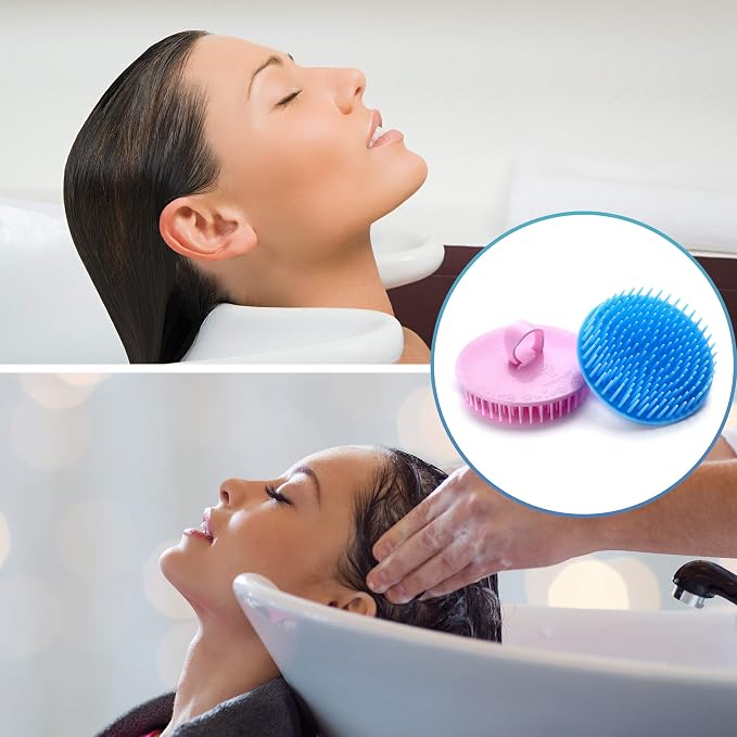 Hair Scalp Brush Dandruff Cleaning Brush Shower Scalp Shampoo Brush Scalp - Image 7