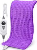 NOWWISH Heating Pad for Back, Period Cramps, 12x24 Inches Electric Throw by NOWWISH
