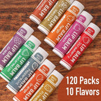 AZEN 120 Pack Lip Balm, Natural Lip Balm Bulk, Lip Care Product, Moisturizing - Image 3