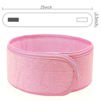 Denfany Spa Headband 3 Pack Ultra Soft Adjustable Face Wash Headband - Image 4