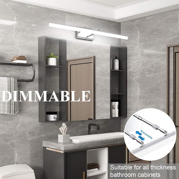Aipsun 31.5in Dimmable Modern LED Vanity Lights - Image 3