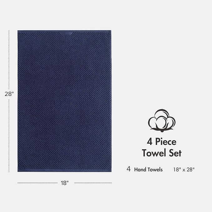 Madison Park 4-Piece Hand Towel Set - Image 9