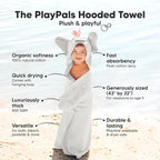 KeaBabies Organic Baby Towel - Image 3