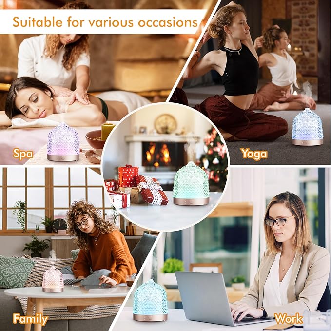 200ml Glass Reservoir Essential Oil Diffuser - Image 6