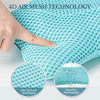 Non Slip Bath Pillow, Luxury Spa Bathtub Head & Neck Rest Support, Permeable - Image 4