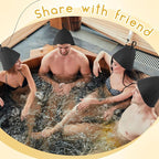 JaGely Sauna Hat for Men Women Sauna Hat Vaporarium Cap Russian Banya Cap for - Image 5