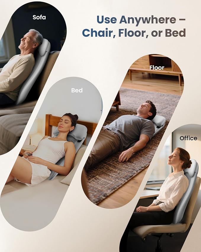 COMFIER Cordless Back Massage Chair Pad - Image 9