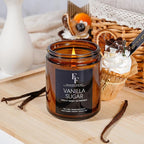 Vanilla Sugar Scented Candles for Home, Soy Wax Candle Aromatherapy Candles - Image 4