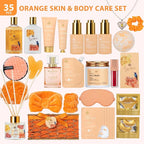 35 Pcs Mothers Day Gift for Women, Bergamot & Rose Bath & Body Gift Basket Set - Image 2