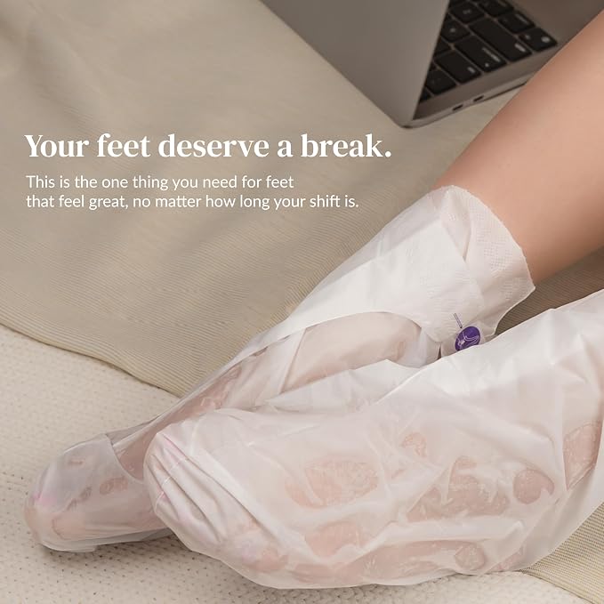 Epielle Relaxing Foot Mask 6 Pairs, Soften and Restore - Image 7