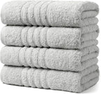 Aibaser Towels - Premium 100% Cotton Bath Towels Set, Lightweight and High by Aibaser