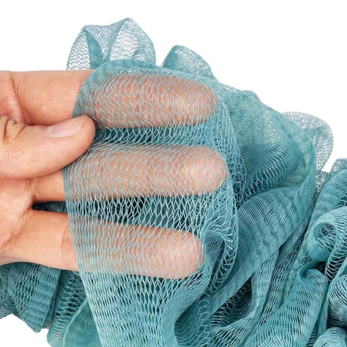 Back Scrubber for Shower, Loofah Long Handle Bath Body Brush, Soft Nylon Mesh - Image 6
