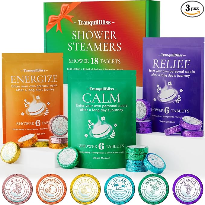 TranquilBliss 18 Pack Shower Steamers by Unknown