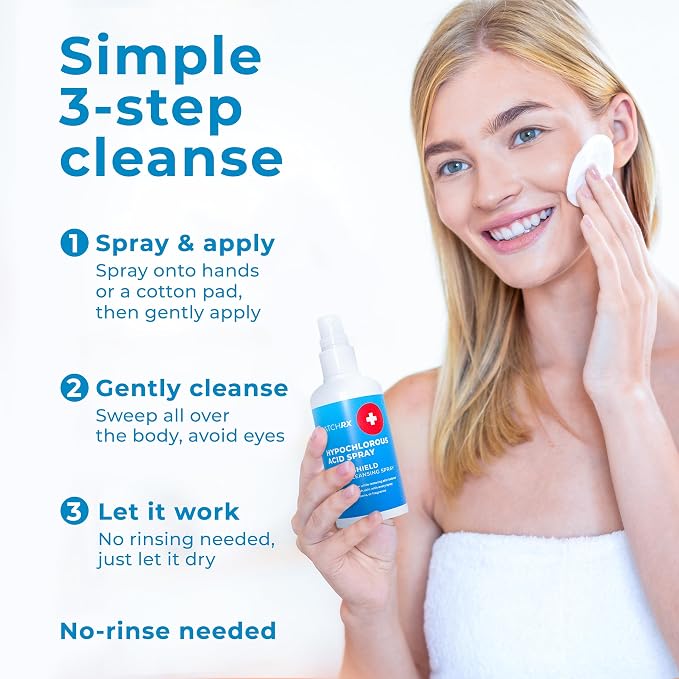 PatchRx Hypochlorous Acid Spray, HOCL Facial Cleanser Acne Spray - Image 5