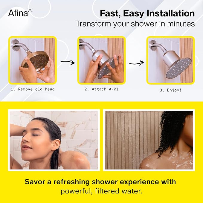 Afina Replacement Filter for Afina Filtered Showerhead & Shower Filter - Image 6