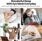 2 Pcs Sleep Eye Mask, Guys Blackout Sleeping Mask - Image 7