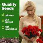 HOME GROWN American Legion Red Poppy Seeds - Image 2