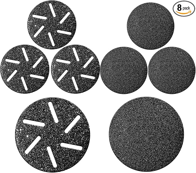 8 Pcs Refill Rollers for Hoxida Electric Foot Callus Remover Pedicure Tools by Hoxida