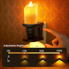 Briignite Flameless Candle Night Light, 2 Pack, Night Lights Plug into Wall - Image 5