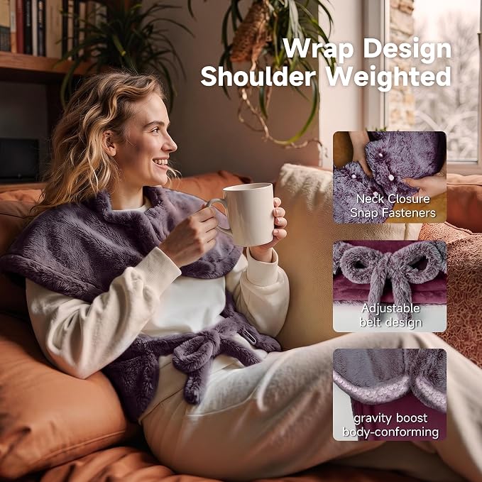 GOTCOZY Wareable Heating Pad for Back Pain Relief, Machine Washable, Gifts for - Image 3