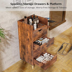 OmySalon 4 -Layer Salon Station Storage Cabinet, Beauty Barber Styling Stations - Image 7