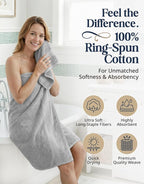 LANE LINEN 100% Cotton Turkish Towel Set - Image 2