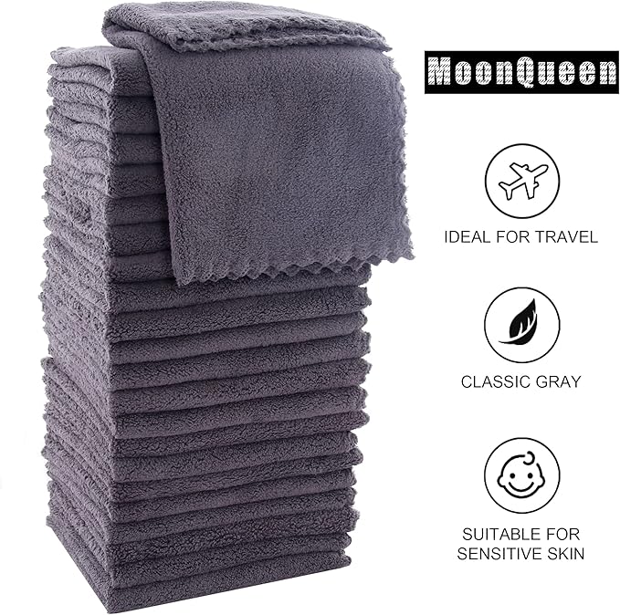 MOONQUEEN Ultra Soft Premium Washcloths Set - Image 6