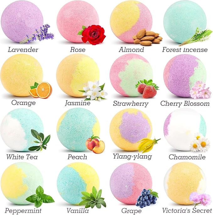 Organic Bath Bombs Women, Nature Bath Bombs - Image 2