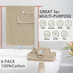 VOOVA & MOVAS Tan Bath Towels - Image 3