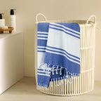 Goroly Home Cotton Turkish Peshtemal Beach Towel, Extra Large, Thin Quick Dry - Image 7