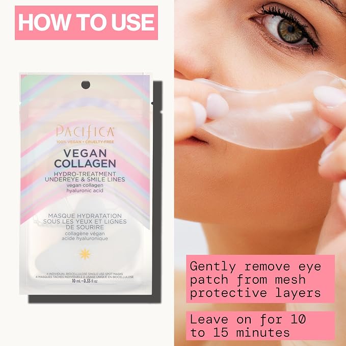 Pacifica Vegan Collagen Undereye & Smile Line Patches – Hydrating - Image 4