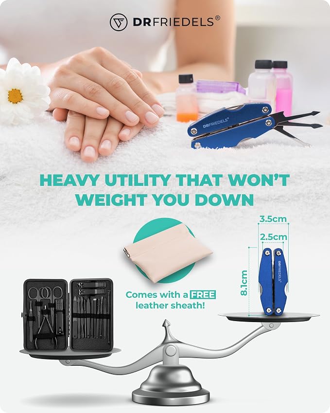 Manicure and Pedicure Kit - 9 in 1 Professional Manicure Set - Image 5