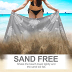 Genovega Oversized Cotton Turkish Beach Towels 72"x36" Lightweight Quick Dry - Image 3