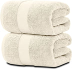 White Classic Luxury Soft Ivory Bath Sheet Towels by WhiteClassic