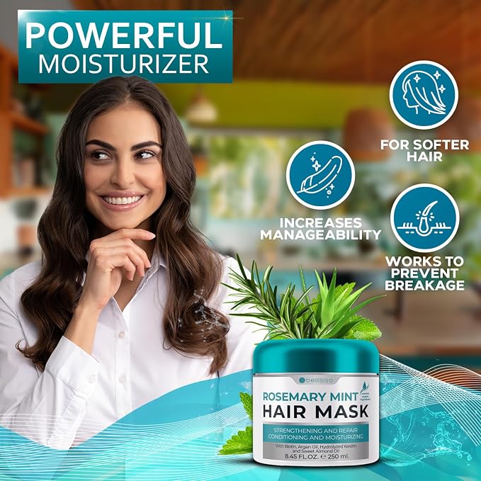 Rosemary Mint Oil Hair Mask - Image 5
