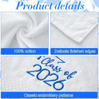 MASHAN Class of 2026 Graduation Hand Towels 3 Pack, 100% Cotton Soft Absorbent - Image 3