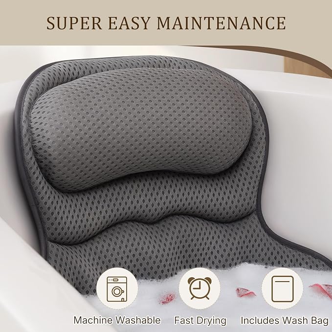 Bath Pillow, Luxury Bath Pillows - Image 7