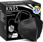 Hotodeal KN95 Face Masks 20 Pcs, 5 Layers Cup Dust Mask by Hotodeal