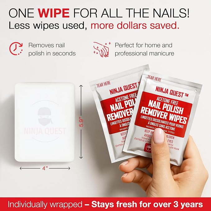 Nail Polish Remover Pads - Image 4