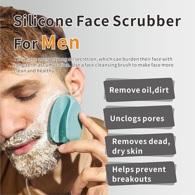Silicone Face Scrubber, Face Scrubber, Facial Washing Brush - Image 2