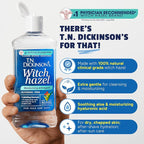 T.N. Dickinson's Witch Hazel Alcohol Free Moisturizing Astringent | 100% - Image 3