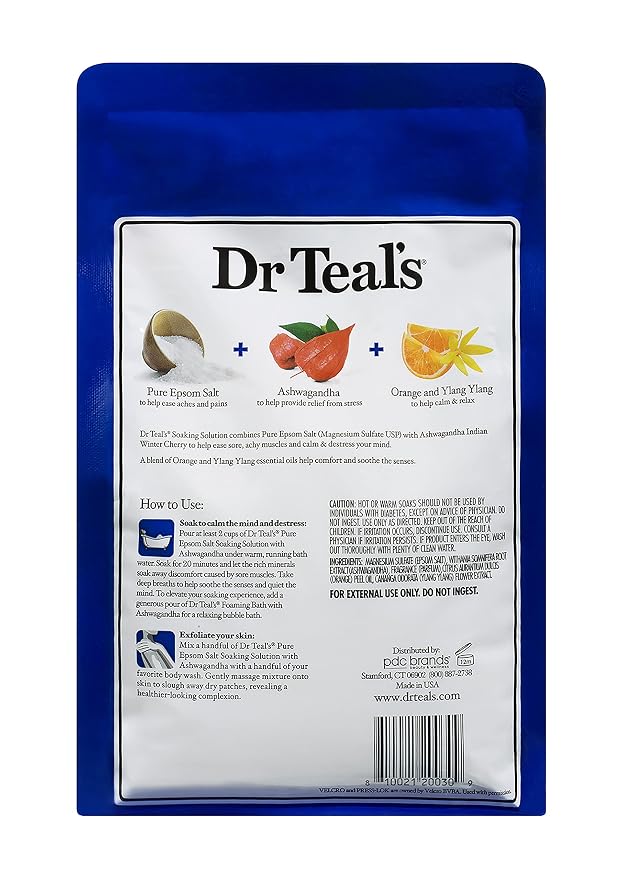 Dr Teal's Epsom Salts Calm Your Mind 3Lb 1.36Kg - Image 3