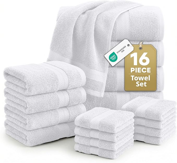 LANE LINEN 100% Cotton Bath Towel Set by LaneLinen