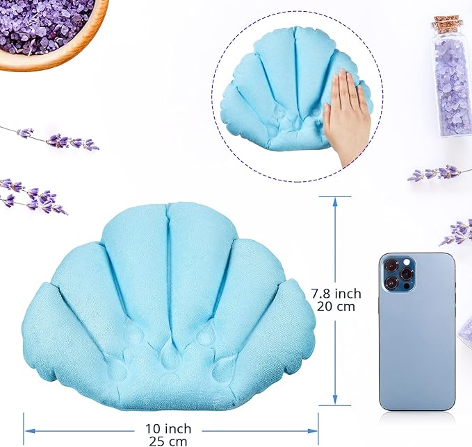 3 Pieces Inflatable Bath Pillow - Image 2