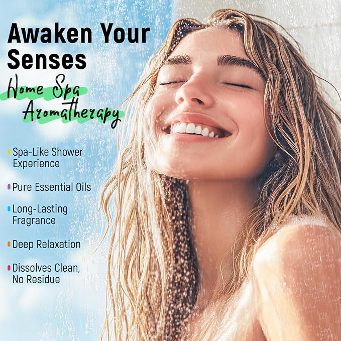 Aromatherapy & Sport Shower Steamers – 24 Pack Shower Bombs - Image 5
